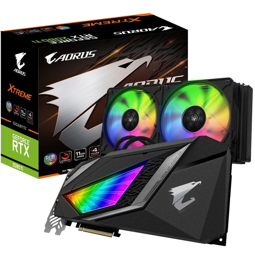 Gigabyte AORUS GeForce RTX 2080 Ti XTREME WATERFORCE 11G